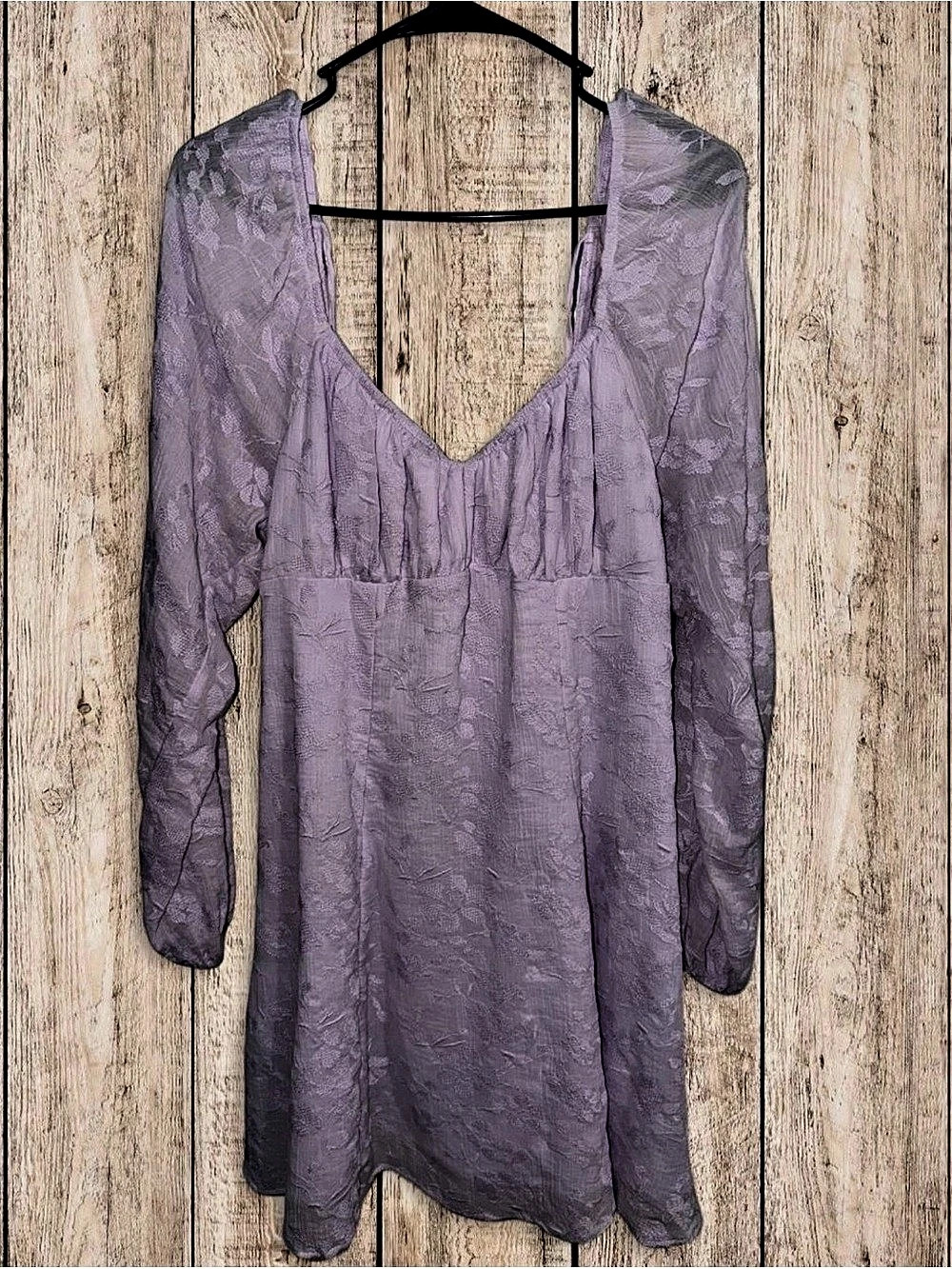 Wild Fable Long Sleeve Mini Dress in Purple Size Large Never worn.